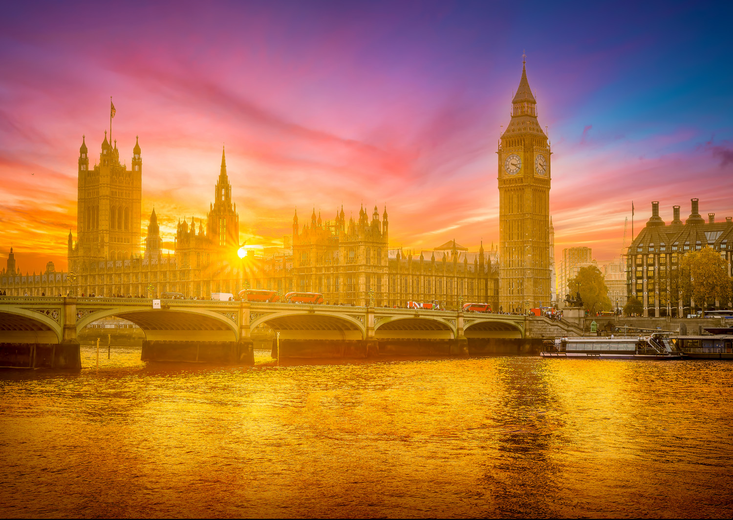Enjoy Puzzle London on Fire 1000 Teile Puzzle Enjoy-Puzzle-2101 von Enjoy Puzzle