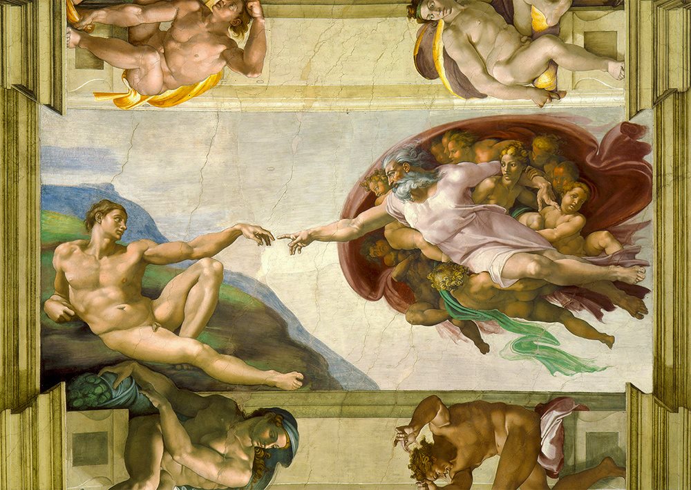 Enjoy Puzzle Michelangelo Buonarroti: The Creation of Adam 1000 Teile Puzzle Enjoy-Puzzle-1383 von Enjoy Puzzle