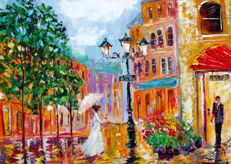 Enjoy Puzzle Paris Romance 1000 Teile Puzzle Enjoy-Puzzle-1449 von Enjoy Puzzle