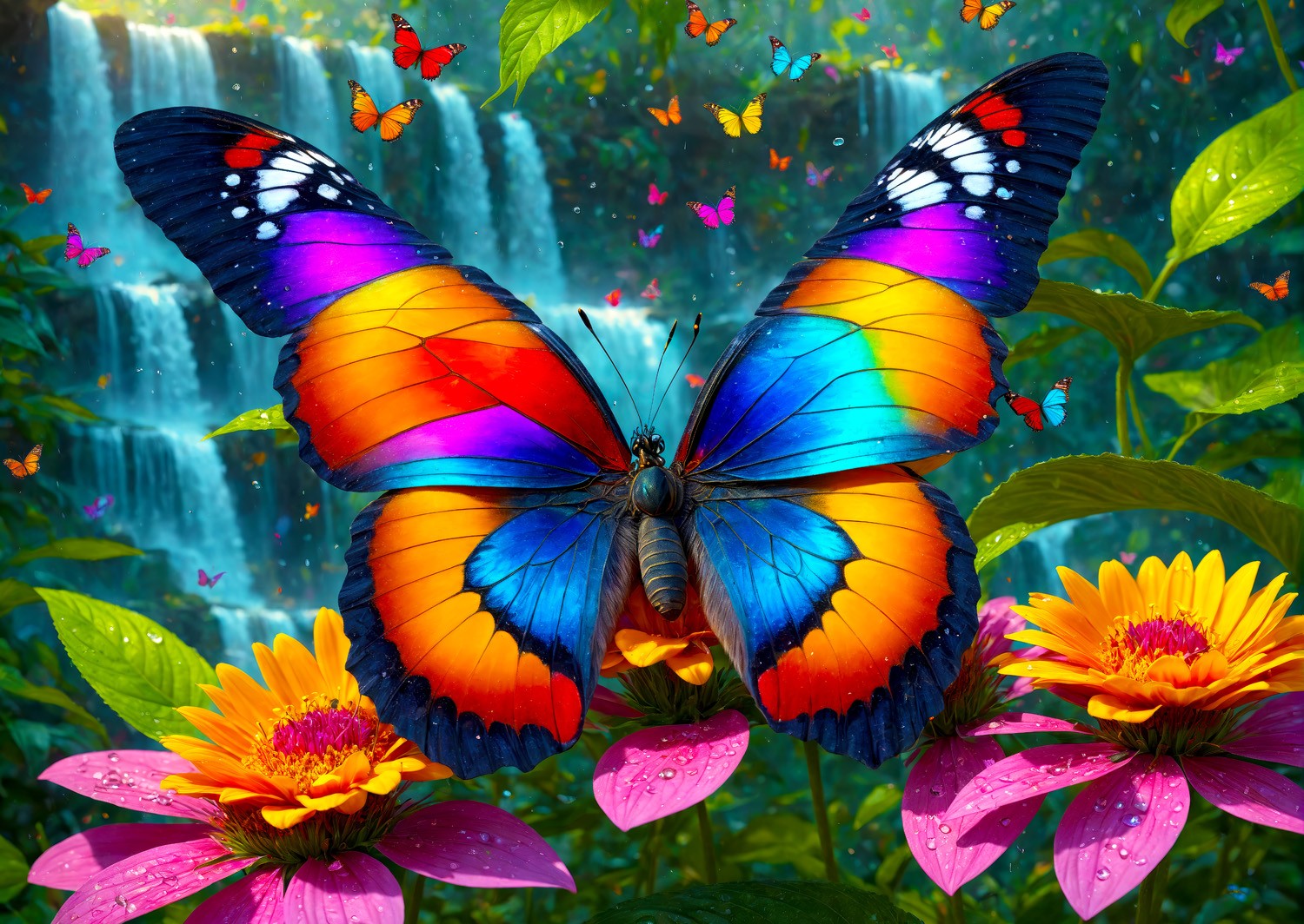 Enjoy Puzzle Schmetterling im Wald 1000 Teile Puzzle Enjoy-Puzzle-2135 von Enjoy Puzzle