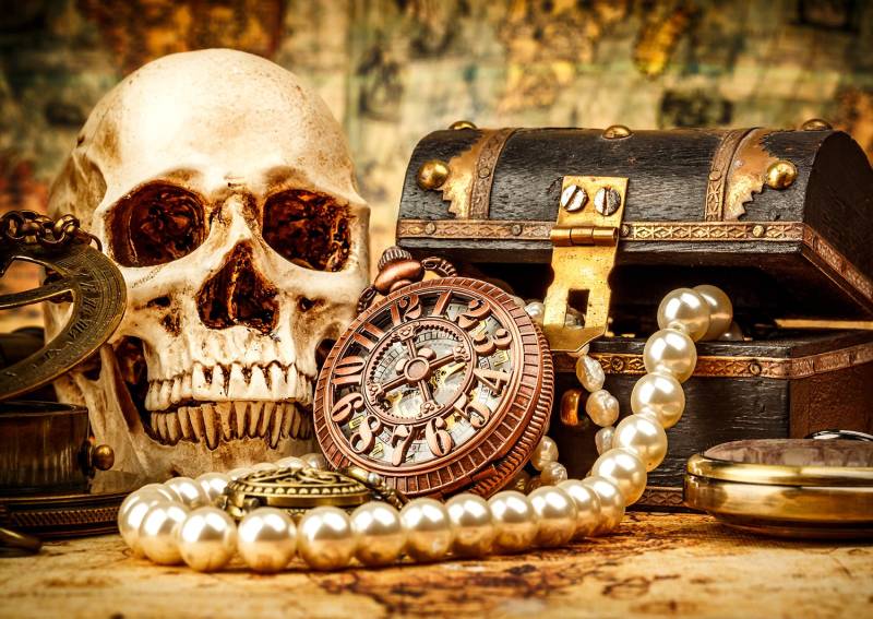 Enjoy Puzzle Schreibtisch des Piratenkapitäns 1000 Teile Puzzle Enjoy-Puzzle-1272 von Enjoy Puzzle