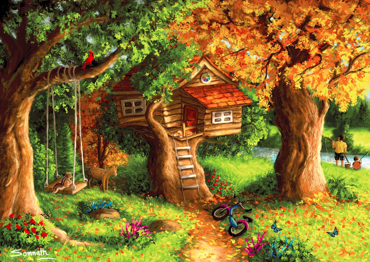 Enjoy Puzzle Tree House 1000 Teile Puzzle Enjoy-Puzzle-1934 Enjoy Puzzle Tree House 1000 Teile Puzzle Enjoy-Puzzle-1934 von Enjoy Puzzle