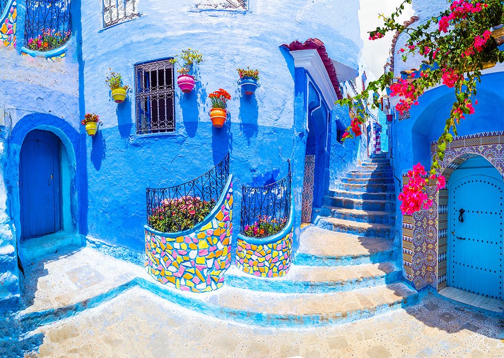 Enjoy Puzzle Türkis-Straße in Chefchaouen, Marokko 1000 Teile Puzzle Enjoy-Puzzle-1365 Enjoy Puzzle Türkis-Straße in Chefchaouen, Marokko 1000 Teile Puzzle Enjoy-Puzzle-1365 von Enjoy Puzzle