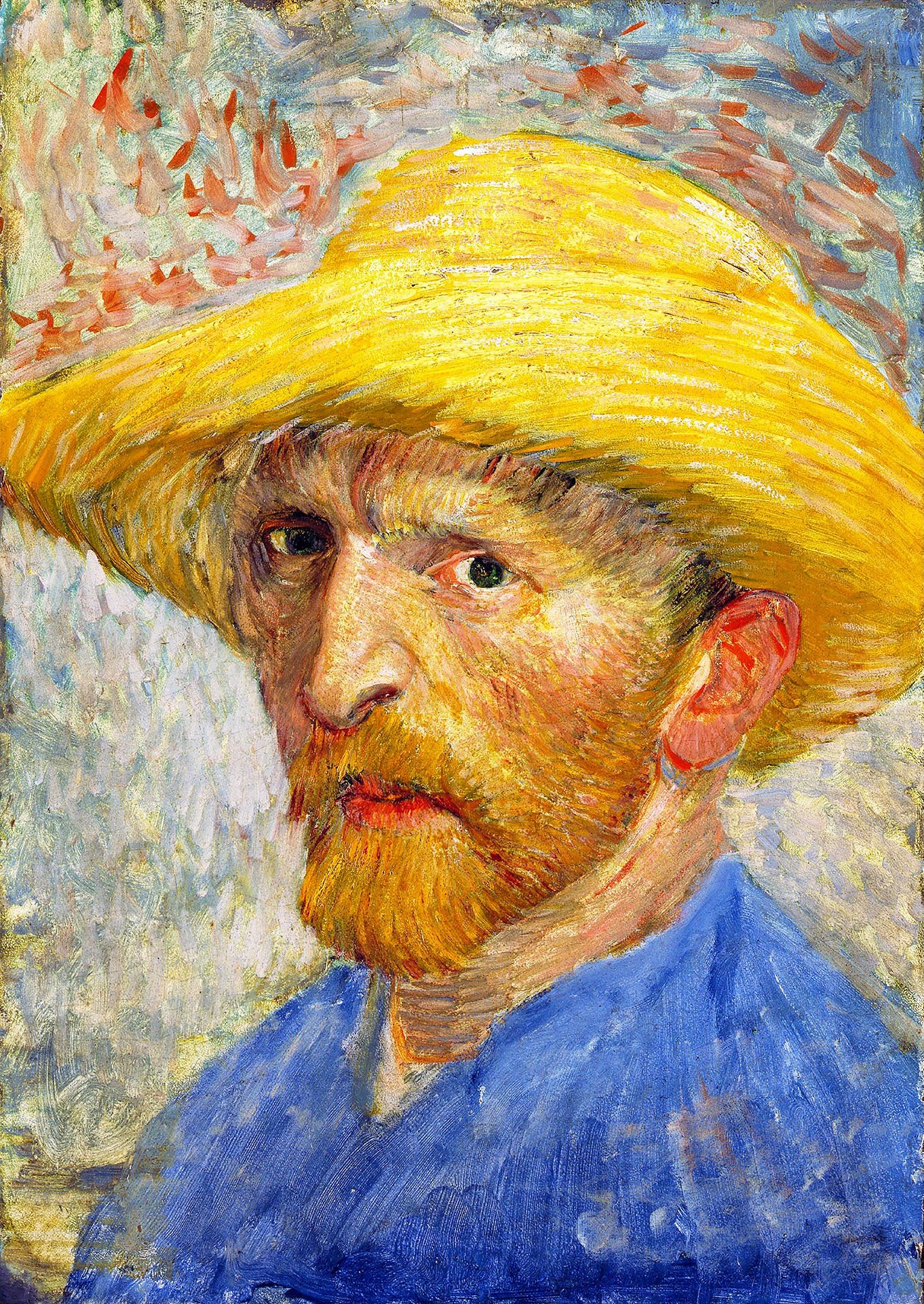 Enjoy Puzzle Vincent Van Gogh: Selbstbildnis mit Strohhut 1000 Teile Puzzle Enjoy-Puzzle-1143 von Enjoy Puzzle