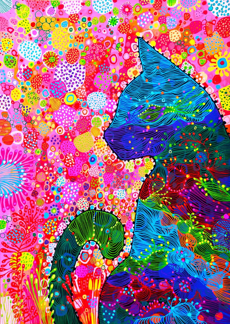Enjoy Puzzle Wandernde Katze 1500 Teile Puzzle Enjoy-Puzzle-2237 von Enjoy Puzzle