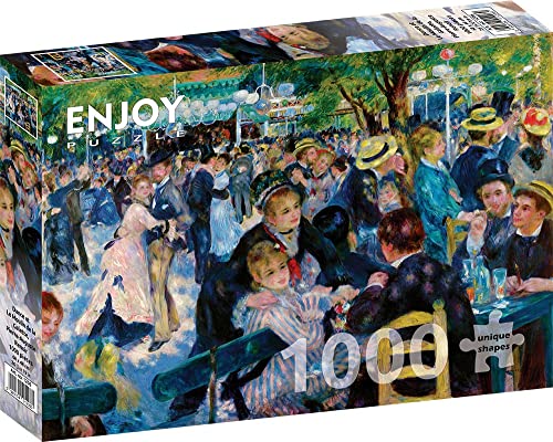 ENJOY-1206 - Auguste Renoir: Tanz in der Moulin de la Galette, Puzzle, 1000 Teile von Enjoy puzzle
