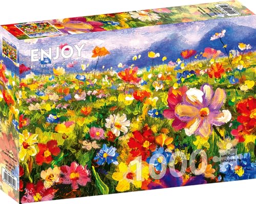 ENJOY-1341 - Bunte Blumenwiese, Puzzle, 1000 Teile von Enjoy puzzle