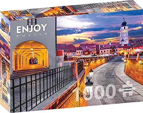 ENJOY-1041 - Der Kleine Platz, Sibiu (Hermannstadt), Puzzle, 1000 Teile von Enjoy puzzle