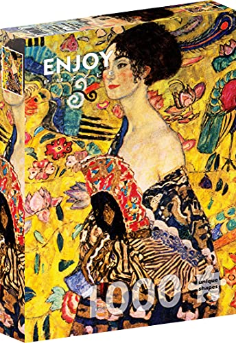 ENJOY-1128 - Gustav Klimt: Dame mit Fächer, Puzzle, 1000 Teile von Enjoy puzzle