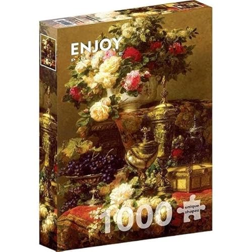 ENJOY-1221 - Jean-Baptiste Robie: Blumen und Früchte, Puzzle, 1000 Teile von Enjoy puzzle