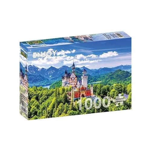 ENJOY-1227 - Schloss Neuschwanstein im Sommer, Deutschland, Puzzle, 1000 Teile von Enjoy puzzle