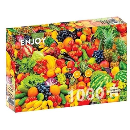 ENJOY-1353 - Obst und Gemüse, Puzzle, 1000 Teile von Enjoy puzzle