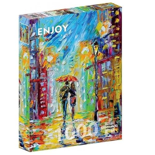 ENJOY-1431 - Rainy Romance in The City, Puzzle, 1000 Teile von Enjoy puzzle