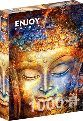 Enjoy Puzzle - 1000 Teile Jigsaw Puzzle für Erwachsene - Klassisch - Buddha Portrait - Karton - Unisex - Ab 12 Jahren von Enjoy puzzle