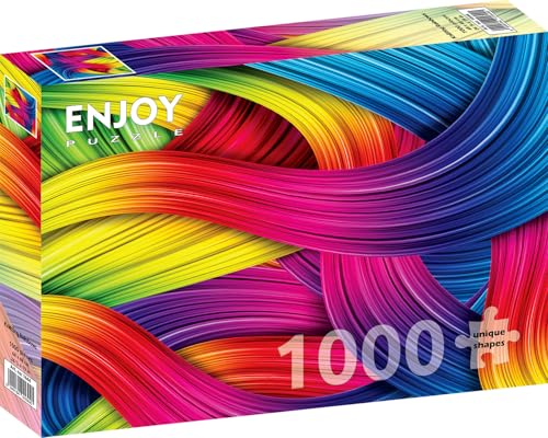 ENJOY-1644 - Stricken Regenbögen, Puzzle, 1000 Teile von Enjoy puzzle