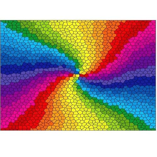 ENJOY-1970 - Stained Glass Rainbow Burst, Puzzle, 1000 Teile von Enjoy puzzle