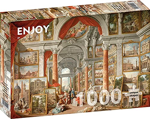 ENJOY-1119 - Paolo Panini: Ansichten des modernen Rom, Puzzle, 1000 Teile von Enjoy puzzle