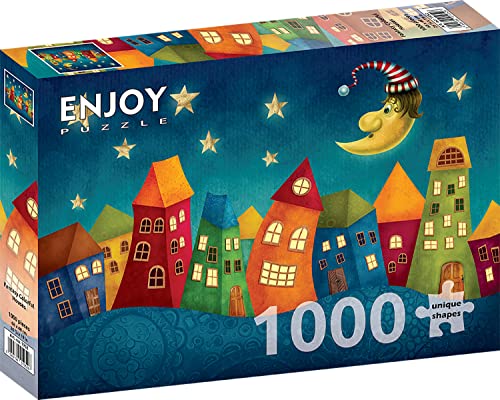 ENJOY-1952 - Fantasy Bunte Häuser, Puzzle, 1000 Teile von Enjoy puzzle