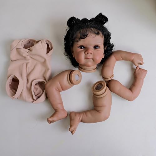 Enjoy with Love Neu 18 Zoll bereits gemalt dunkle Haut Bettie lebenswerte wiedergeborene Puppe Teile Baby 3D Malerei mit sichtbaren Venen Tuch Körper enthalten Enjoy with Love Neu 18 Zoll bereits gemalt dunkle Haut Bettie lebenswerte wiedergeborene Puppe Teile Baby 3D Malerei mit sichtbaren Venen Tuch Körper enthalten von Enjoy with Love