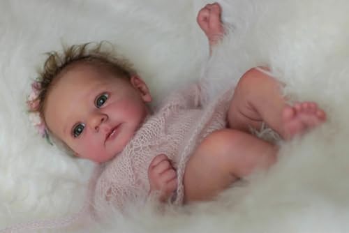 Enjoy with Love Neue 18inch Felicia Soft Tuch Körper Reborn Baby Puppe Lifelike Soft Touch Neugeborene 3D Haut Hand-Wurzel Haar Sichtbar Enjoy with Love Neue 18inch Felicia Soft Tuch Körper Reborn Baby Puppe Lifelike Soft Touch Neugeborene 3D Haut Hand-Wurzel Haar Sichtbar von Enjoy with Love