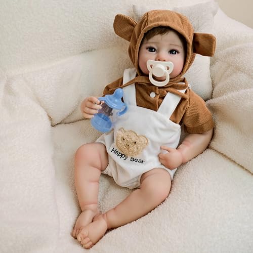 Enjoy with Love Neue 18inch Reborn Baby Puppe Lifelike Kuscheltuch Körper Raven Puppe Hohe Qualität Hand Paint Collectible Art Puppe Enjoy with Love Neue 18inch Reborn Baby Puppe Lifelike Kuscheltuch Körper Raven Puppe Hohe Qualität Hand Paint Collectible Art Puppe von Enjoy with Love