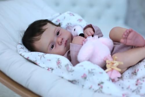Enjoy with Love Neue 18inch Reborn Baby Puppe Lily Handgemachte 3D Haut Multiple Layers Malerei Sammelbare lebensechte Kunst Puppe Enjoy with Love Neue 18inch Reborn Baby Puppe Lily Handgemachte 3D Haut Multiple Layers Malerei Sammelbare lebensechte Kunst Puppe von Enjoy with Love