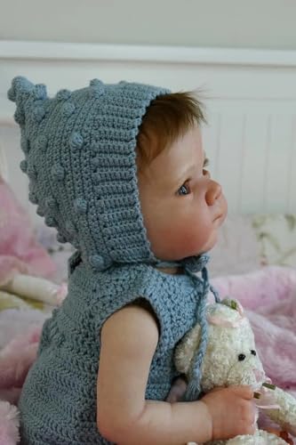 Enjoy with Love Neue 18inch lebensechte Neugeborene Baby-Ganzkörper-wiedergeborene Puppe Bettie Realistische 3D-Haut mit sichtbaren Adern und Mehreren Schichten Malerei Enjoy with Love Neue 18inch lebensechte Neugeborene Baby-Ganzkörper-wiedergeborene Puppe Bettie Realistische 3D-Haut mit sichtbaren Adern und Mehreren Schichten Malerei von Enjoy with Love