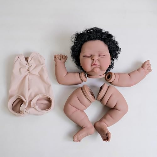 Enjoy with Love Neue 19 Zoll Pfirsiche Reborn Puppe Kit für weiche Vinyl Reborn Babypuppen Zubehör für DIY Realistisches Spielzeug für DIY Reborn Puppen Kits Enjoy with Love Neue 19 Zoll Pfirsiche Reborn Puppe Kit für weiche Vinyl Reborn Babypuppen Zubehör für DIY Realistisches Spielzeug für DIY Reborn Puppen Kits von Enjoy with Love