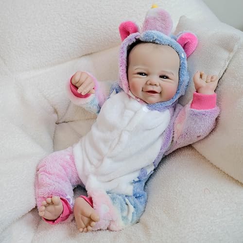 Enjoy with Love Neue 19 Zoll Vollkörper Mädchen Vivienne Reborn lebhafte Babypuppe mit 3D Haut Mehrschichten Malerei Touch Puppe Enjoy with Love Neue 19 Zoll Vollkörper Mädchen Vivienne Reborn lebhafte Babypuppe mit 3D Haut Mehrschichten Malerei Touch Puppe von Enjoy with Love