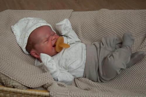 Enjoy with Love Neue 19inch Fertige Reborn Puppe Maria Baby's ERST CRY 3D Haut gemalt Haar Sichtbare Adern Reborn Baby Puppe von Enjoy with Love