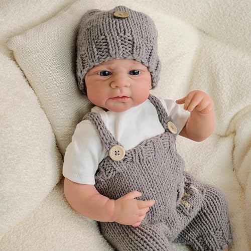 Enjoy with Love Neue 19inch Full Body Elijah Neugeborenes Baby Lifelike Boy Puppe Erwachen Reborn Baby Größe 3D Haut Sichtbare Venen Sammler Kunst Puppe Enjoy with Love Neue 19inch Full Body Elijah Neugeborenes Baby Lifelike Boy Puppe Erwachen Reborn Baby Größe 3D Haut Sichtbare Venen Sammler Kunst Puppe von Enjoy with Love