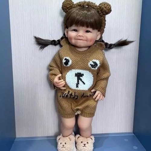 Enjoy with Love Neue 22inch Voll Silikon Körper Reborn Kleinkind Puppe Raya Lebensechte Soft Touch Hochwertige Puppe Geschenke für Kinder Enjoy with Love Neue 22inch Voll Silikon Körper Reborn Kleinkind Puppe Raya Lebensechte Soft Touch Hochwertige Puppe Geschenke für Kinder von Enjoy with Love