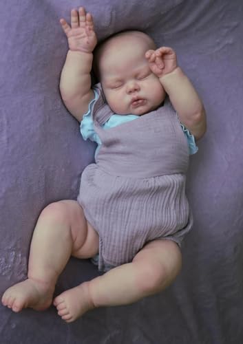 Enjoy with Love Neue 24Inch Schlafgurke im weichen Tuch Körper Lifelike Reborn Kleinkind Kuschelige Babypuppe Baby von Enjoy with Love