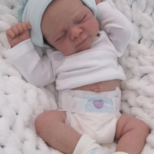 Enjoy with Love Neue 48CM Neugeborenes Vollkörper Mädchen Pascale Reborn Puppe mit 3D Haut Mehrschichten Malerei mit sichtbaren Venen Weiche Berührung Puppe Enjoy with Love Neue 48CM Neugeborenes Vollkörper Mädchen Pascale Reborn Puppe mit 3D Haut Mehrschichten Malerei mit sichtbaren Venen Weiche Berührung Puppe von Enjoy with Love