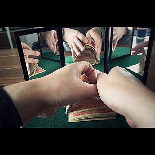 Enjoyer 3-Wege-Spiegel von Sean Yang Übungsspiegel für Karten Magic Gimmick Karten Tricks Professionelle Zaubermatte von Enjoyer
