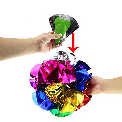 Enjoyer Frühlingsblumen, Mylar, Mini-Magic-Tricks, Nahaufnahme, Bühne, Zauberzubehör, 15 cm von Enjoyer