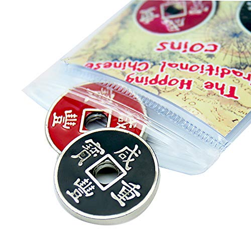 Enjoyer Magic Coin-The Hopping Traditional Chinese Coins Magic Tricks Street Magic Gimmicks Comedy Props von Enjoyer
