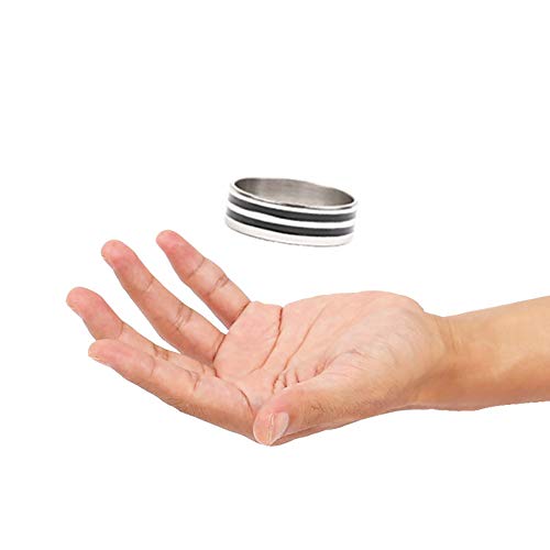ZQION Magic Floating Ring Magic Tricks Invisible Magic Gimmick Magician Rings Stage Illusion Mentalism Magic Toys von ZQION