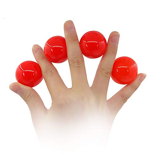 Enjoyer Multiplying Balls Magic Tricks One to Four Balls Gimmick Magic Requisiten BühnenIllusion Comedy Magier Zubehör (rot) von Enjoyer