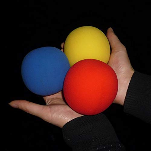 Enjoyer Schwammball Magic Tricks Auftritt/verschwindender Ball Nahaufnahme Magic Bühne Requisiten Street Magic Gimmicks Comedy Spielzeug, 9 Stück/Charge (10 cm) von Enjoyer