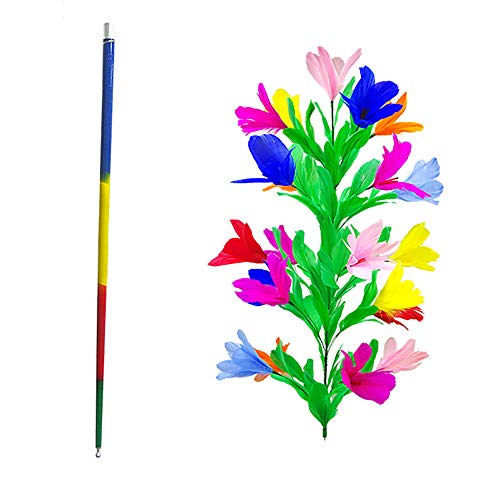Enjoyer Vanishing Cane To Flower (21 Flowers) Magic Tricks Metal Vanishing Cane Stage Flower Comedy Magician Props Classic Magic Illsuions von Enjoyer