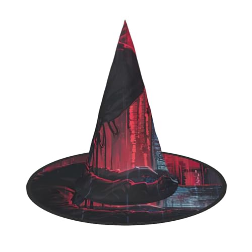 EnkzpoHen Hacker Attack Print Halloween Zauberer Hut, bequem, leicht, Festivals, Party, Kopfbedeckung EnkzpoHen Hacker Attack Print Halloween Zauberer Hut, bequem, leicht, Festivals, Party, Kopfbedeckung von EnkzpoHen
