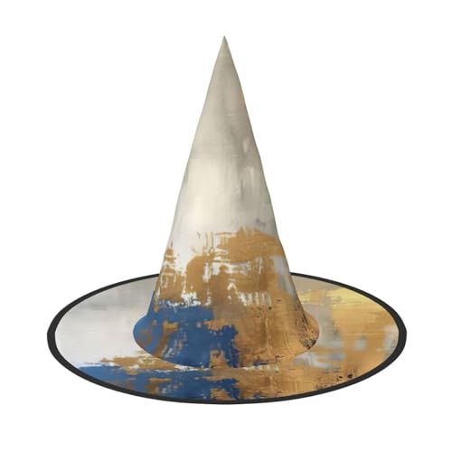 EnkzpoHen Halloween-Zauberer-Hut, bequem, leicht, für Festivals, Partys, goldfarben, Blau und Weiß EnkzpoHen Halloween-Zauberer-Hut, bequem, leicht, für Festivals, Partys, goldfarben, Blau und Weiß von EnkzpoHen