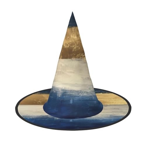 EnkzpoHen Halloween-Zauberer-Hut, bequem, leicht, für Festivals, Partys, goldfarben, Blau und Weiß EnkzpoHen Halloween-Zauberer-Hut, bequem, leicht, für Festivals, Partys, goldfarben, Blau und Weiß von EnkzpoHen