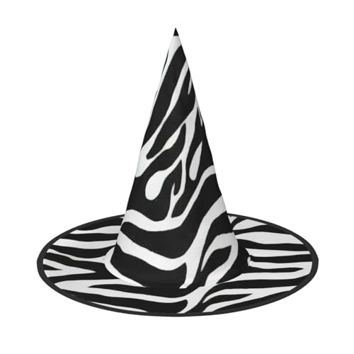 EnkzpoHen Halloween-Zaubererhut, Zebramuster, bequem, leicht, Festivals, Party, Kopfbedeckung EnkzpoHen Halloween-Zaubererhut, Zebramuster, bequem, leicht, Festivals, Party, Kopfbedeckung von EnkzpoHen