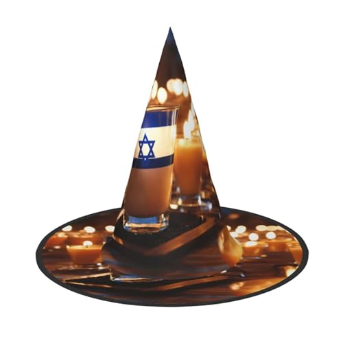 EnkzpoHen Halloween-Zaubererhut, mit Flaggenaufdruck, bequem, leicht, Festivals, Party, Kopfbedeckung EnkzpoHen Halloween-Zaubererhut, mit Flaggenaufdruck, bequem, leicht, Festivals, Party, Kopfbedeckung von EnkzpoHen