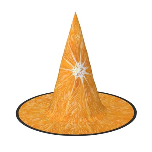 EnkzpoHen Halloween-Zaubererhut, orangefarbener Scheibendruck, bequem, leicht, Festivals, Party, Kopfbedeckung EnkzpoHen Halloween-Zaubererhut, orangefarbener Scheibendruck, bequem, leicht, Festivals, Party, Kopfbedeckung von EnkzpoHen
