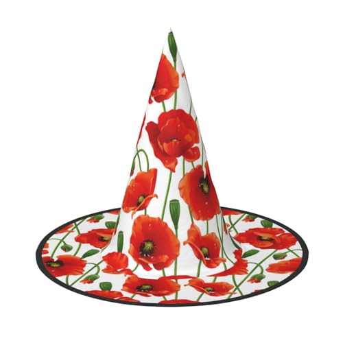 EnkzpoHen Halloween-Zaubererhut mit Blumendruck, bequem, leicht, für Festivals, Partys, Kopfbedeckung EnkzpoHen Halloween-Zaubererhut mit Blumendruck, bequem, leicht, für Festivals, Partys, Kopfbedeckung von EnkzpoHen