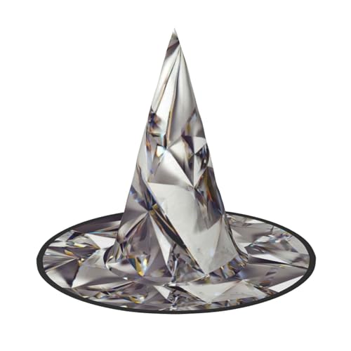 EnkzpoHen Halloween-Zaubererhut mit Diamantmuster, bequem, leicht, für Festivals, Partys, Kopfbedeckungen EnkzpoHen Halloween-Zaubererhut mit Diamantmuster, bequem, leicht, für Festivals, Partys, Kopfbedeckungen von EnkzpoHen