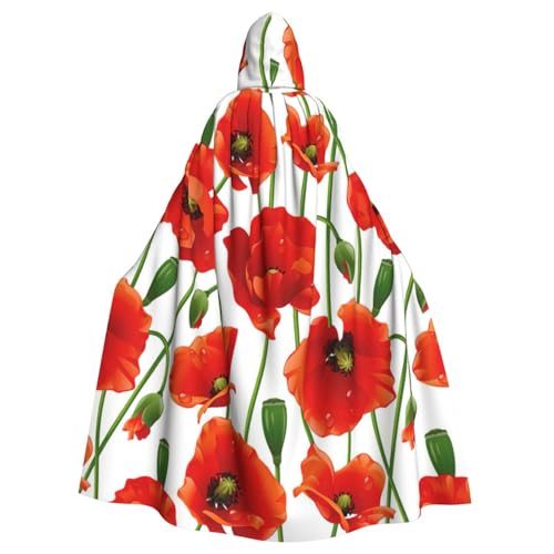 EnkzpoHen Kapuzenumhang mit Blumendruck, Unisex, Halloween, Maskerade, Cosplay EnkzpoHen Kapuzenumhang mit Blumendruck, Unisex, Halloween, Maskerade, Cosplay von EnkzpoHen